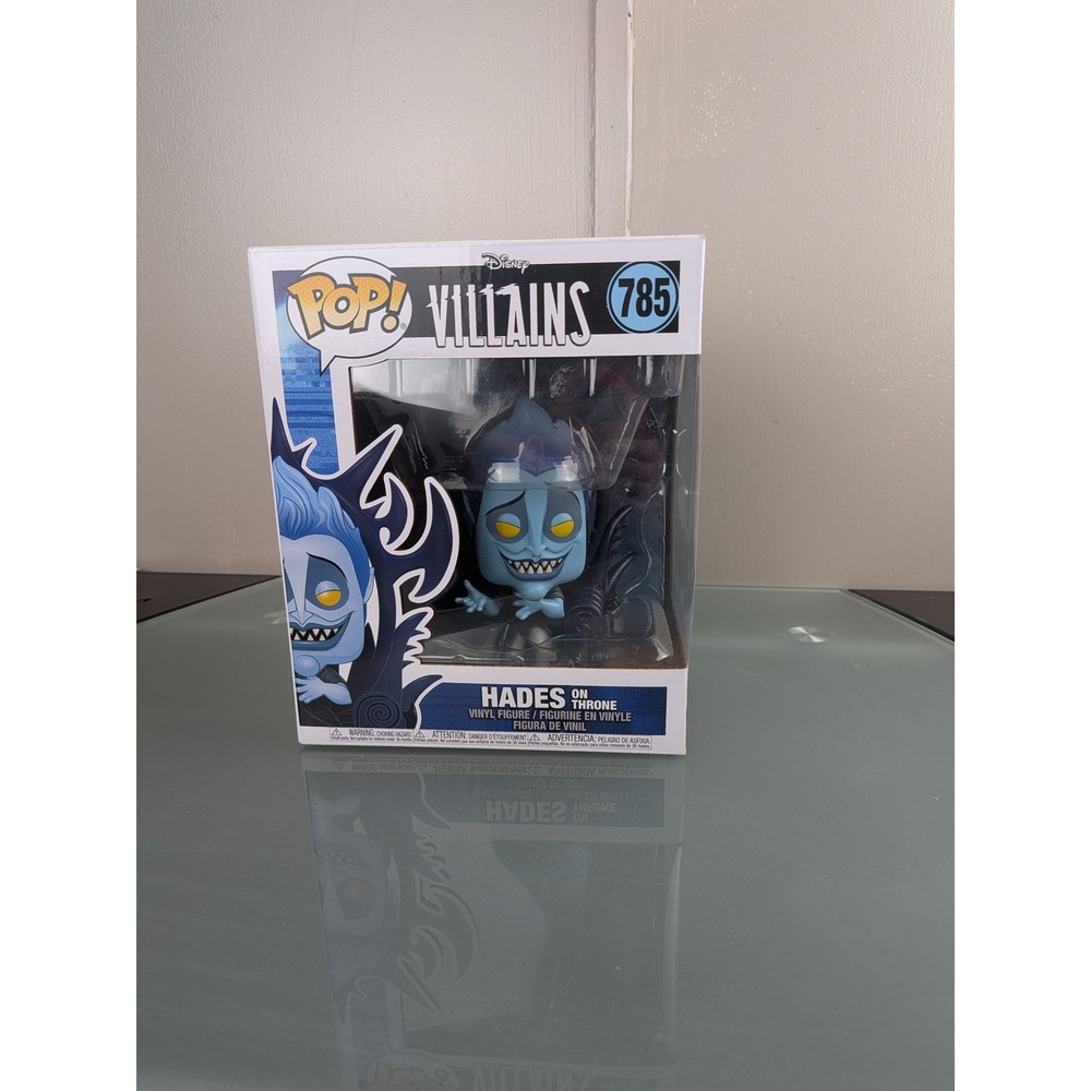 Funko Pop Disney Villains‎ Hades on Throne 785 Vinyl Figure Hercules Blue